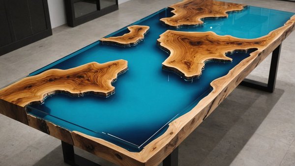 Tables résine Époxy | tables rivière : personnalisez votre décor
