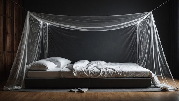 Protégez vos nuits avec une moustiquaire de lit rectangulaire