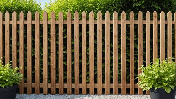 Palissade bois verticale : élégance et durabilité pour votre jardin